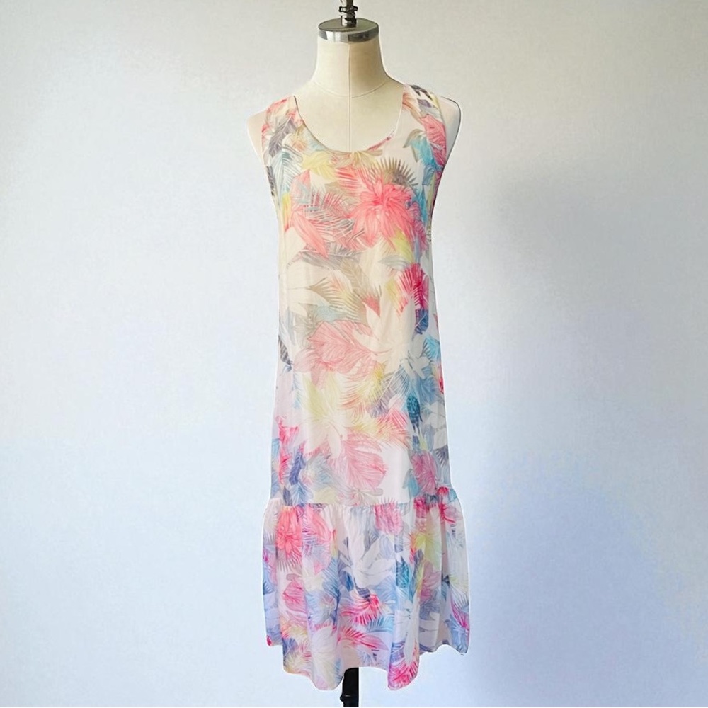 PIAZZA DEL TEMPIO Silk Ruffle Dress Size S ITALY